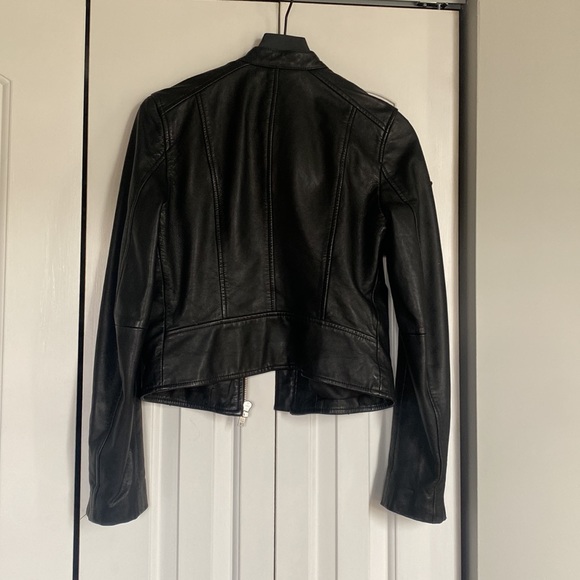 Superdry Leather Jacket - Picture 5 of 8